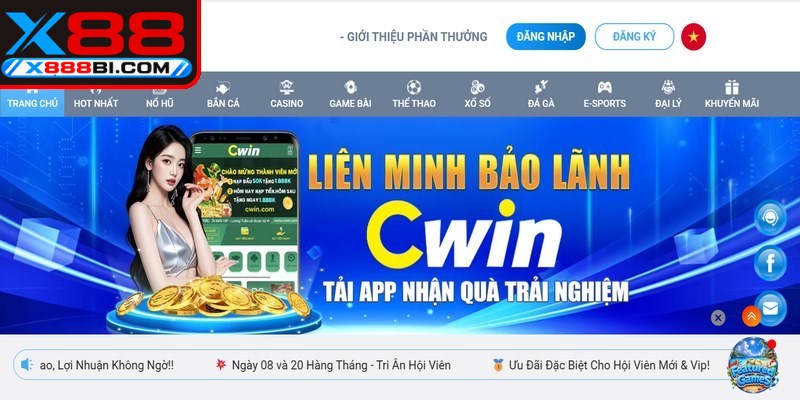 Giới thiệu X88 hấp dẫn với kho trò chơi phong phú, đa dạng