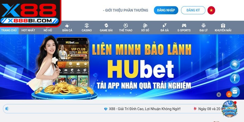 Giới thiệu X88 là một thương hiệu cá cược uy tín hàng đầu thị trường