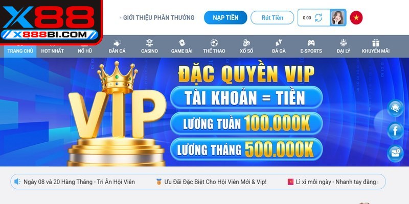 Trải nghiệm không gian giải trí đẳng cấp qua link vào X88