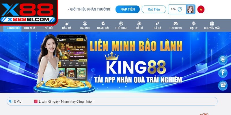 Link vào X88 mới nhất giúp người chơi truy cập an toàn, không bị chặn